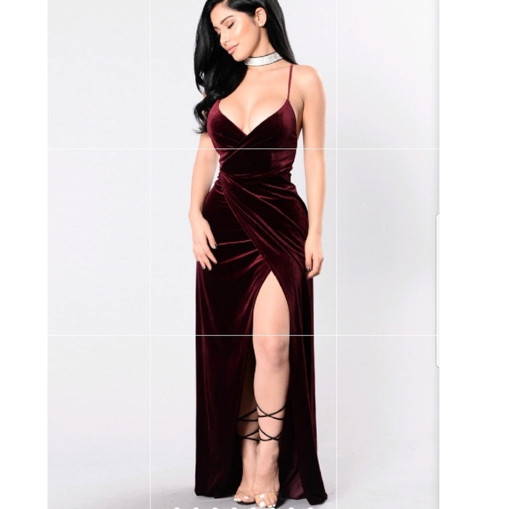 Fashion Nova Wishful Thinking maxi dress